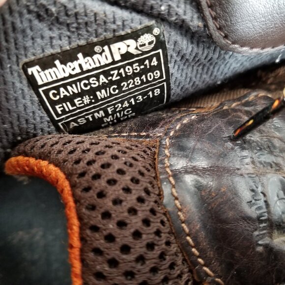 Timberland PRO® Men's ENDURANCE 6" STEEL TOE BOOT Construction 52562 Sz 13 - Picture 11 of 12
